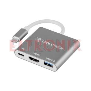 Obraz: ADAPTER  USB"C"WT/USB3.0GN-HDMI2.0GN-USB"C" GNIAZDO